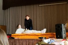 Захід для учнів та вчителів закладу "Надання першої медичної допомоги в умовах воєнного стану"